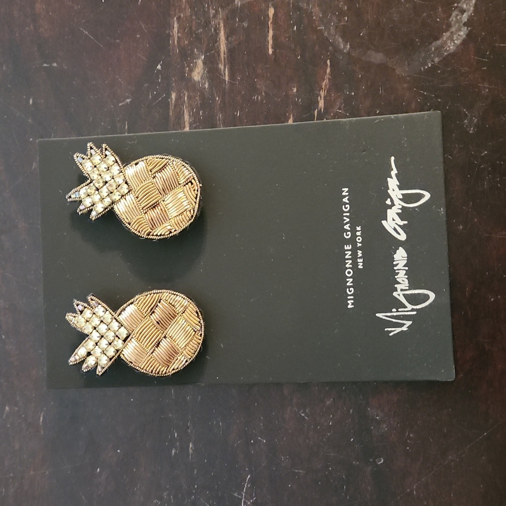Mignonne gavigan pineapple earrings